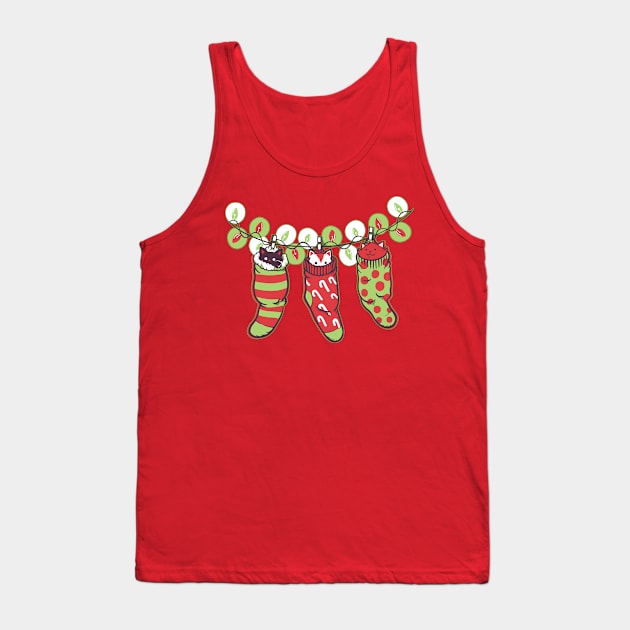 Jingle Meow Ugly Sweater by Tobe Fonseca Tank Top by Tobe_Fonseca